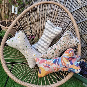 Coussin coton imprimé