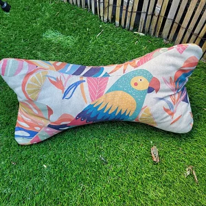 Coussin coton imprimé